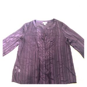Formal/ semi formal button down blouse- like new